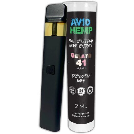 Avid Hemp Full Spectrum CBD 2G Disposable Vape Pen