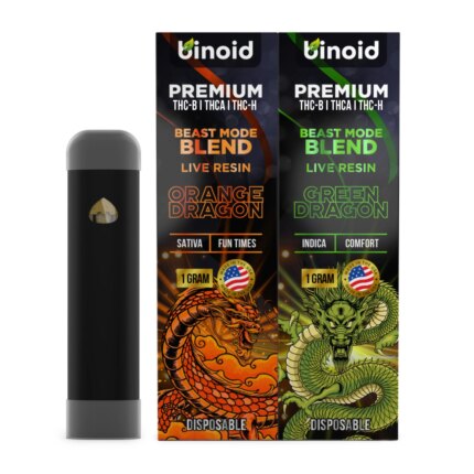 Binoid Beast Mode Live Resin Blend 2 Pack Combo Disposable Vape Pens