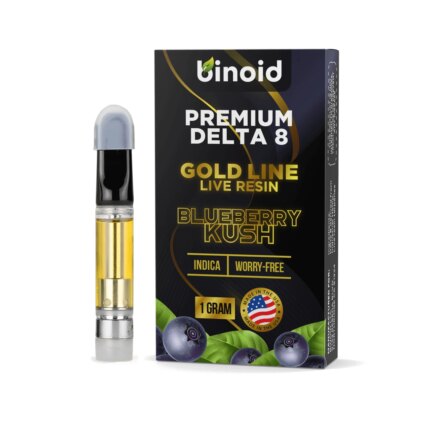 Binoid Gold Line Live Resin Premium Delta 8 THC Vape Cartridge