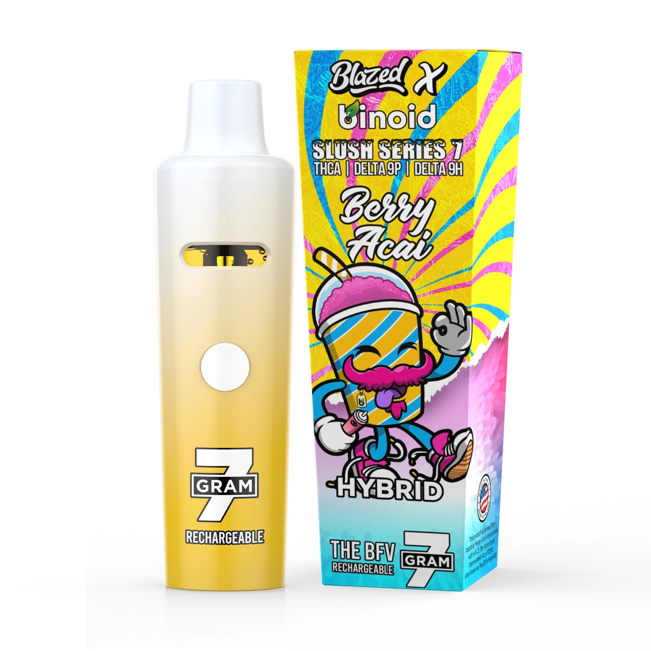 Blazed x Binoid Slush Series THCA Live Resin Blend 7G Disposable Vape Pen Blazed x Binoid Slush Series THCA Live Resin Blend 7G Disposable Vape Pen