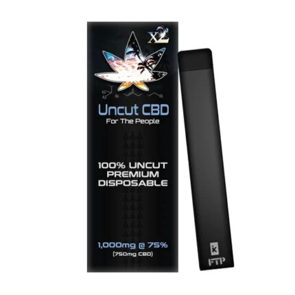 CBD For The People X2 Uncut CBD Disposable Vape Pen