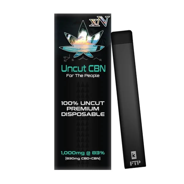 CBD For The People XN Uncut CBN & CBD Disposable Vape Pen CBD For The People XN Uncut CBN & CBD Disposable Vape Pen