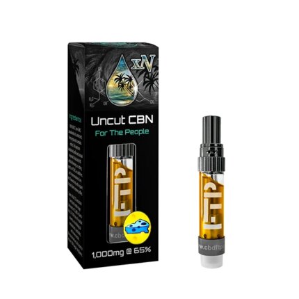 CBD For The People xN Uncut Full Spectrum Hemp CBD & CBN Wax Vape Cartridge