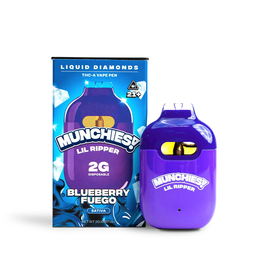 Delta Munchies Lil Ripper Liquid Diamond THCA 2G Disposable Vape Pen Delta Munchies Lil Ripper Liquid Diamond THCA 2G Disposable Vape Pen
