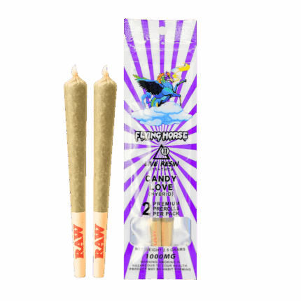 Flying Horse Live Resin Delta 11 THC-A Prerolls, 1.25g, 2-Pack