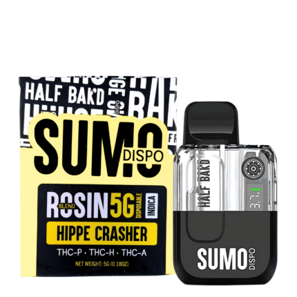 Half Bak'd Sumo Disposable, 5g Live Rosin, THCA THC-P THC-H