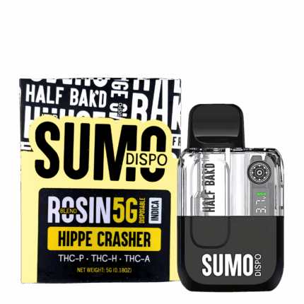 Half Bak'd Sumo Disposable, 5g Live Rosin, THCA THC-P THC-H