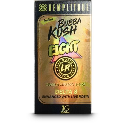 Hemplitude Delta 8 THC Live Rosin Vape Cartridge