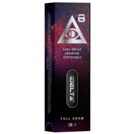 iDELTA8 Silver Delta 8 THC + CBD Disposable Vape Pen