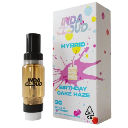 IndaCloud Delta 8 THC 3G Vape Cartridge