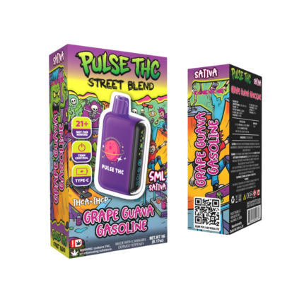 Pulse THC Street Blend - GRAPE GUANA GASOLINE - Sativa
