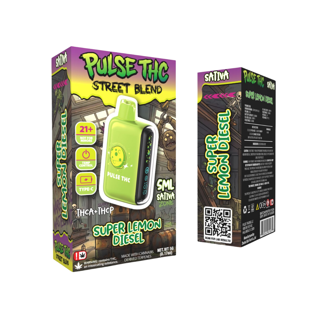 Pulse THC Street Blend - SUPER LEMON DIESEL - Sativa Pulse THC Street Blend - SUPER LEMON DIESEL - Sativa