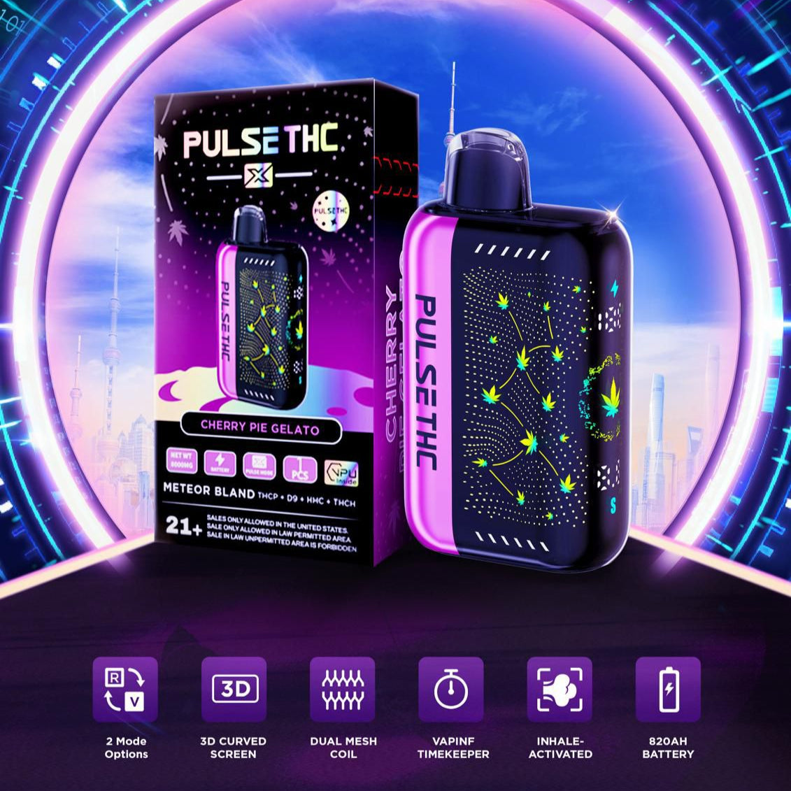 Pulse THC X 5.5g | Cherry Pie Gelato (Hybrid) Pulse THC X 5.5g | Cherry Pie Gelato (Hybrid)