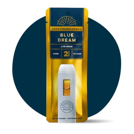 Realize Top Shelf THC Blend Live Resin 2G Disposable Vape Pen