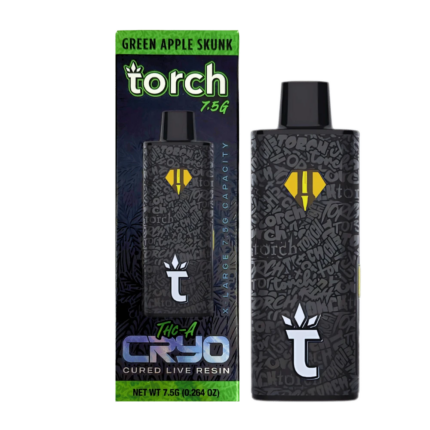 Torch Cryo Cured Live Resin THC-A Disposable - 7.5g