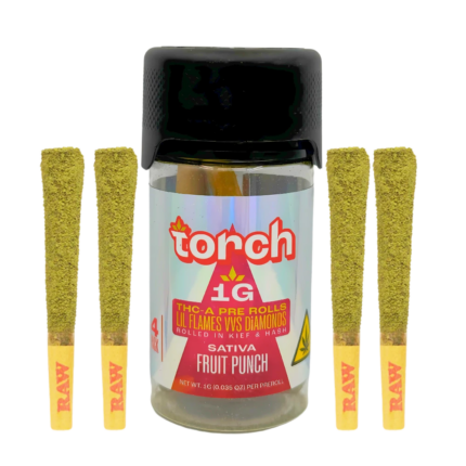 Torch Lil Flames THCA VVS Diamond Pre-Rolls – 4ct (4g)