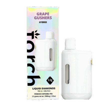 Torch Lux Liquid Diamonds THCa + Delta-6 Disposable Vape – 3.5g