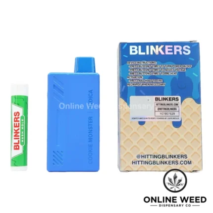 Blinkers 3.5g Disposable Vape + Hash Hole - Cookie Monster