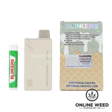 Blinkers 3.5g Disposable Vape + Hash Hole - Cream Sundae