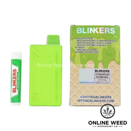 Blinkers 3.5g Disposable Vape + Hash Hole - Honeydew Sorbet