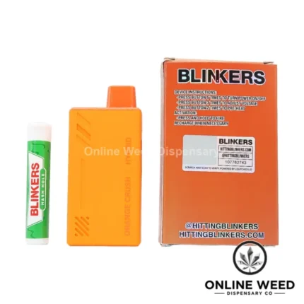 Blinkers 3.5g Disposable Vape + Hash Hole - Orange Crush