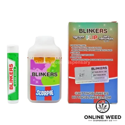Blinkers Flip 2g Disposable Vape - Baja Burst + Juicy Watermelon