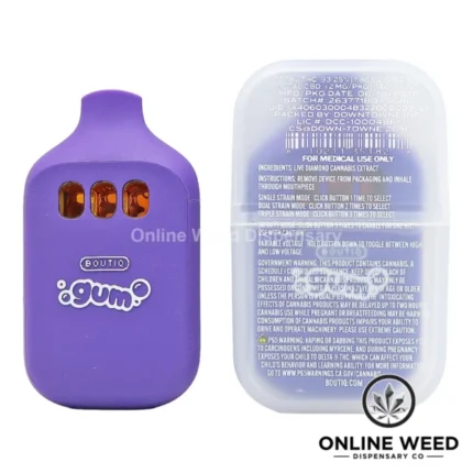 Boutiq Switch V5 2g Disposable Vape - Gush 41 + Blue Berriez + Grape Pie