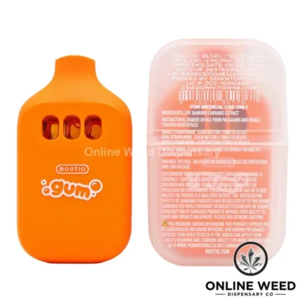 Boutiq Switch V5 2g Disposable Vape - Orange Slush + Biscotti + Guava Gelato