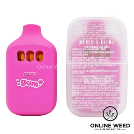 Boutiq Switch V5 2g Disposable Vape - Pink Haze + Blue Diesel + Tangie Haze