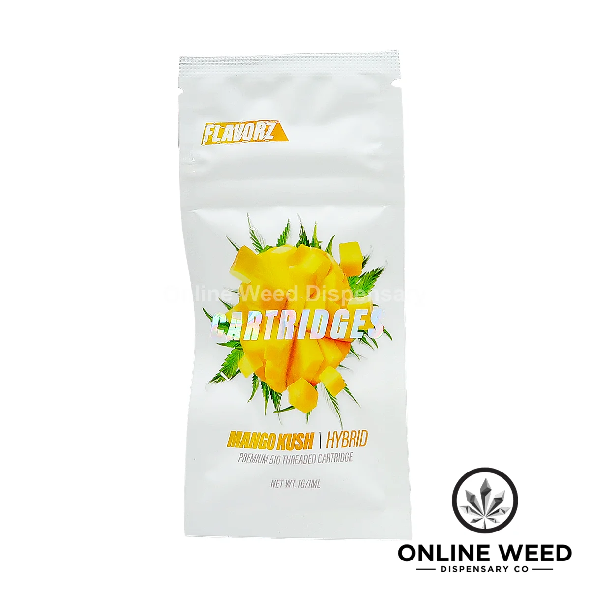 Flavorz 1g Vape Cartridge - Mango Kush Flavorz 1g Vape Cartridge - Mango Kush