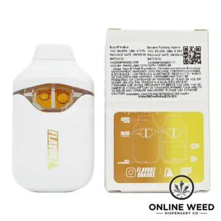 Flavorz Duoz 2g Disposable Vape - Bizcoff + Banana Pudding