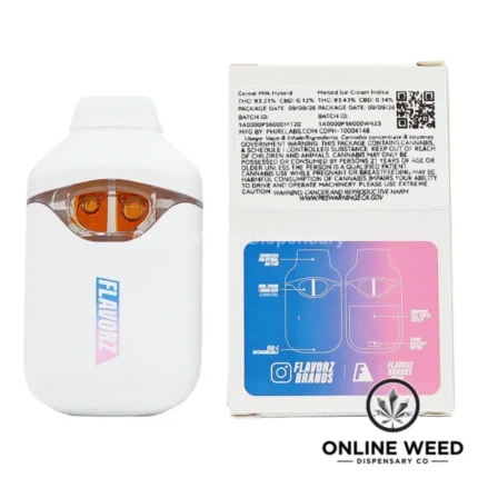 Flavorz Duoz 2g Disposable Vape - Cereal Milk + Melted Ice Cream