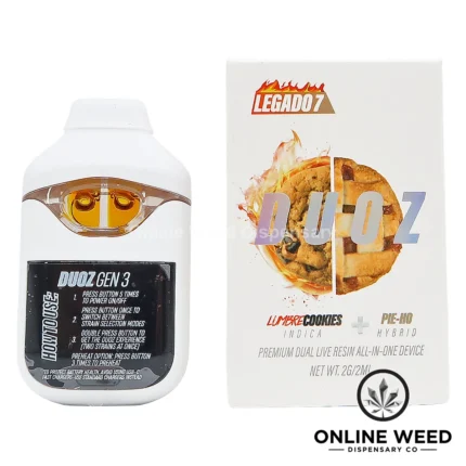 Flavorz Duoz 2g Disposable Vape - Lumbre Cookies + Pie-Ho