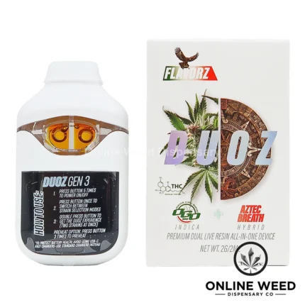 Flavorz Duoz 2g Disposable Vape - OG Kush + Aztec Breath