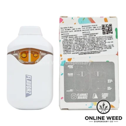 Flavorz Duoz 2g Disposable Vape - Sprinklez + Jawbreakerz