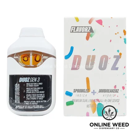 Flavorz Duoz 2g Disposable Vape - Sprinklez + Jawbreakerz