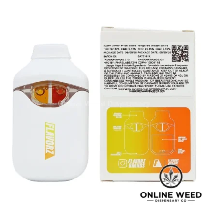 Flavorz Duoz 2g Disposable Vape - Super Lemon Haze + Tangerine Dream