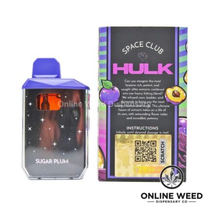 Space Club 3g Hulk Bar (Badder + Rosin + Diamonds) Disposable Vape - Sugar Plum