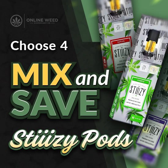 Stiiizy 1G Pods – Mix & Match – Pick Any 4 Stiiizy 1G Pods – Mix & Match – Pick Any 4